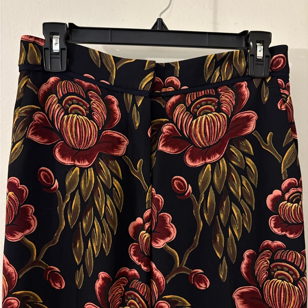 Ann Taylor Floral Wide-Leg Pants size 0 - Picture 6 of 6